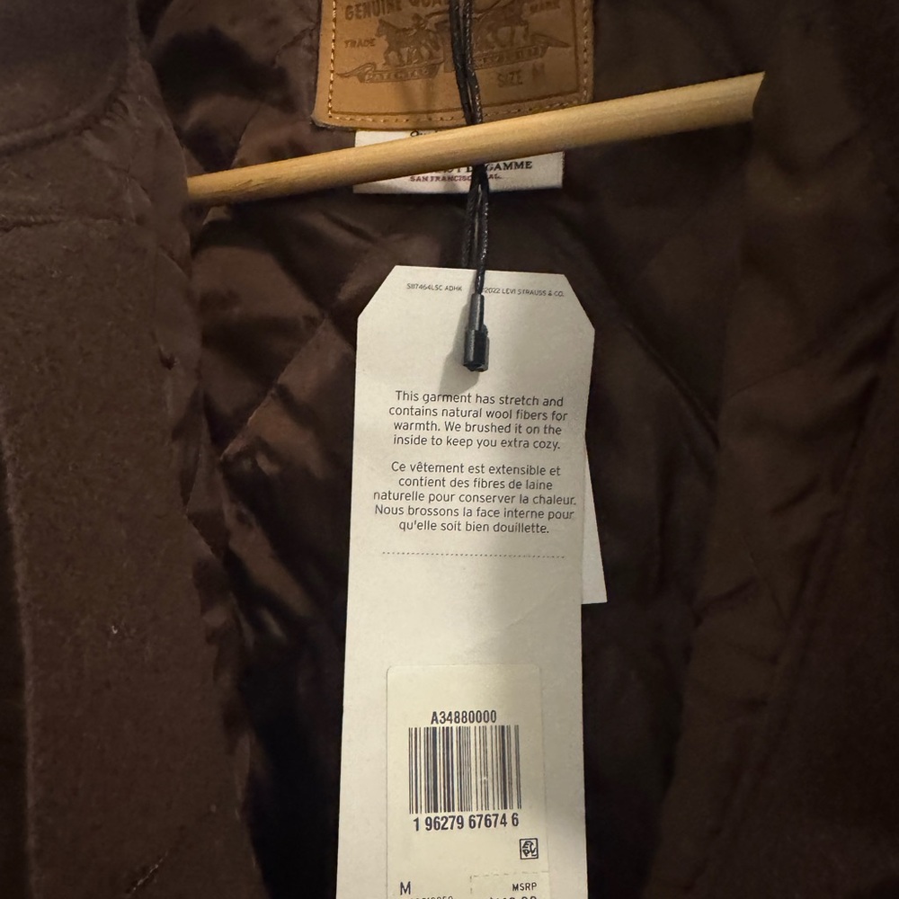 Levi's Brown Bomber Jacket - Picture 4 of 7